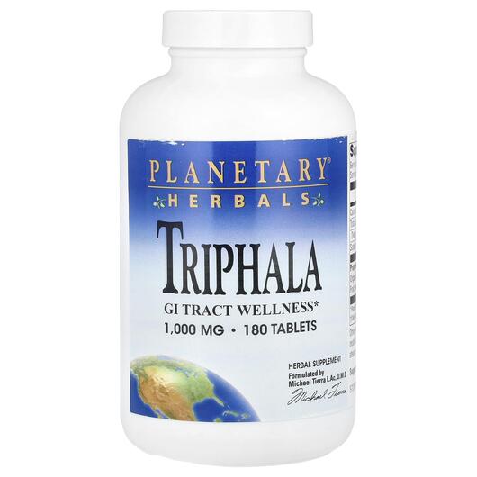 Основне фото товара Triphala GI Tract Wellness 1000, Підтримка кишківника, 180 таблет
