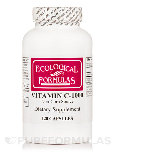 Основне фото товара Vitamin C-1000 Non-Corn Source, Вітамін C, 120 капсул