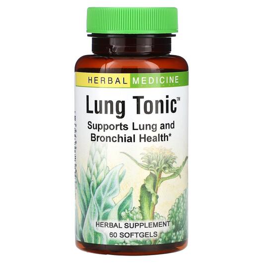 Основне фото товара Lung Tonic, Підтримка органів дихання, 60 Fast-Acting Softgels
