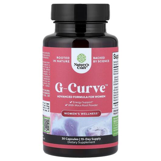 Основне фото товара G-Curve Advanced Formula For Women, Вітаміни для жінок, 30 капсул