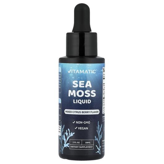 Основное фото товара Ирландский морской мох, Sea Moss Liquid Mixed Citrus Berry, 59 мл