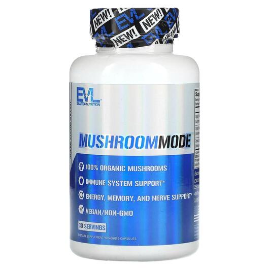 Основне фото товара EVLution Nutrition, MushroomMode, Гриби, 90 капсул