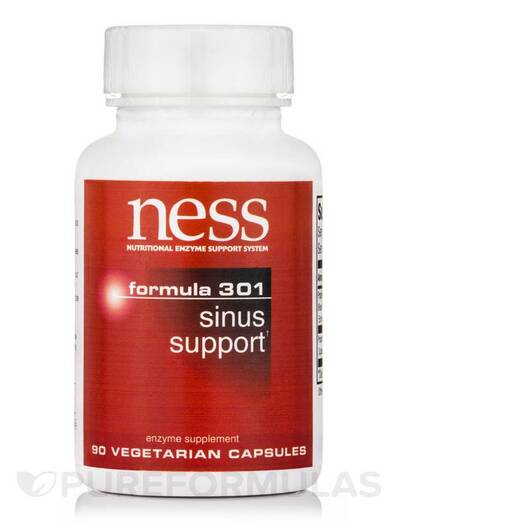 Основне фото товара Sinus Support Formula 301, Підтримка носових пазух, 90 капсул