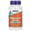 Фото товару NOW, Magnesium Citrate, Магній, 60 капсул