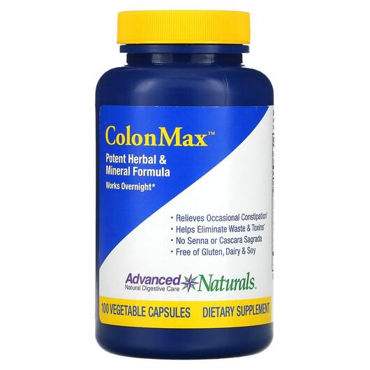 Основне фото товара ColonMax Potent Herbal & Mineral, Підтримка кишківника, 100 к