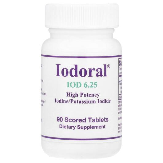 Основне фото товара Optimox, Iodoral IOD 6.25 mg, Йодорал Йод, 90 таблеток