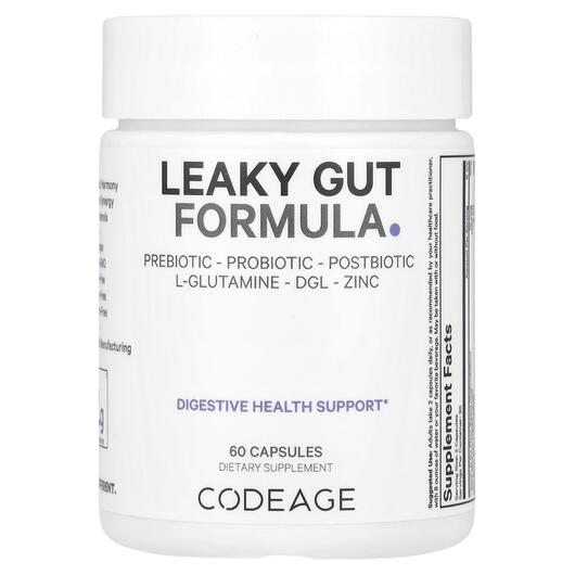 Основне фото товара Digestion Leaky Gut Formula, Підтримка кишківника, 60 капсул