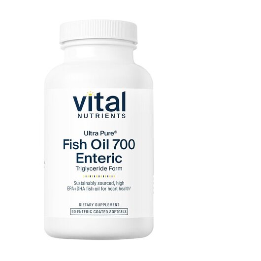 Основне фото товара Vital Nutrients, Ultra Pure Fish Oil 700, Омега 3, 90 капсул