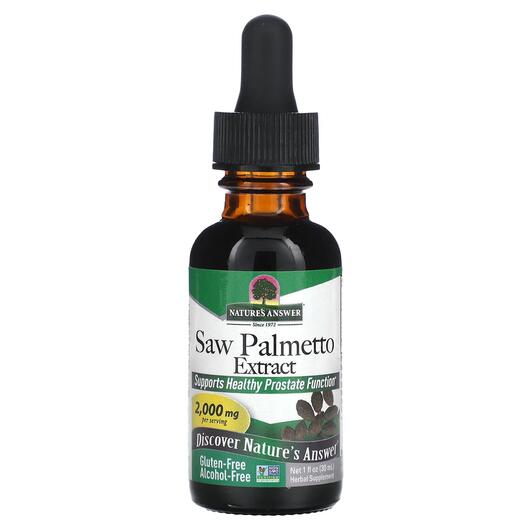 Основне фото товара Saw Palmetto Alcohol Free 2000 mg, Со Пальметто, 30 мл