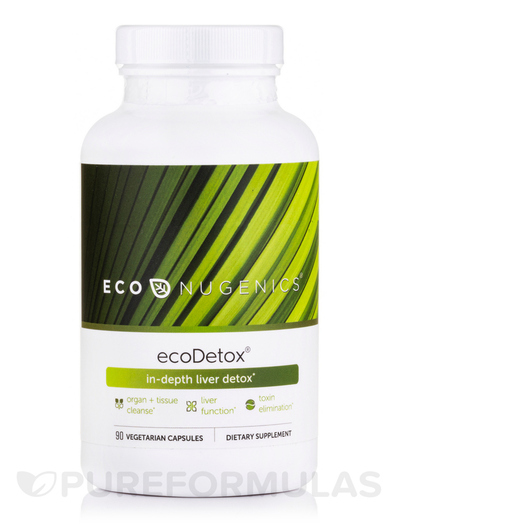 Основне фото товара Econugenics, ecoDetox, Детокс та очищення, 90 капсул