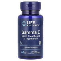 Gamma E Витамин E Life Extension 60 капсул
