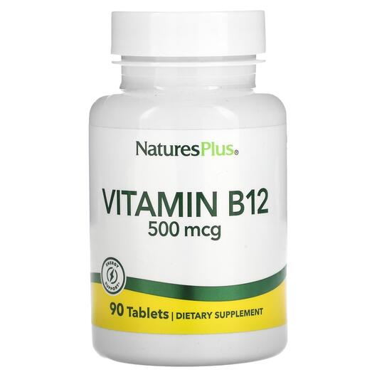 Основне фото товара Vitamin B-12 500 mcg, Вітамін B12 Кобаламін, 90 таблеток