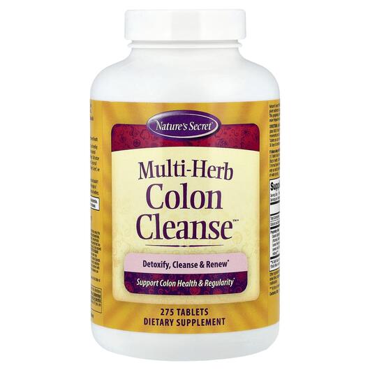Основне фото товара Multi-Herb Colon Cleanse, Підтримка кишківника, 275 таблеток