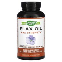 Лляна олія 1300 мг Flax Oil Max Strength Nature's
