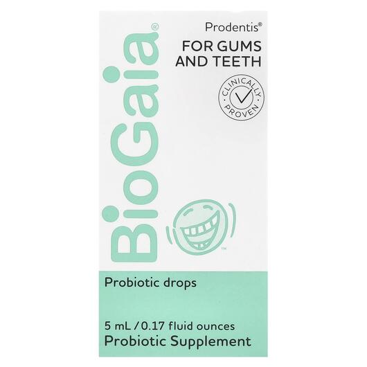 Основне фото товара Prodentis For Gums and Teeth, Лактобактерії Реутері, 5 мл