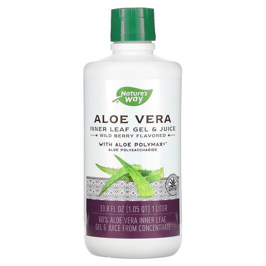 Основне фото товара Nature's Way, Aloe Vera Inner Leaf Gel & Juice, Алое вер