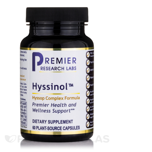 Основне фото товара Premier Research Labs, Hyssinol, Гісінол, 60 капсул