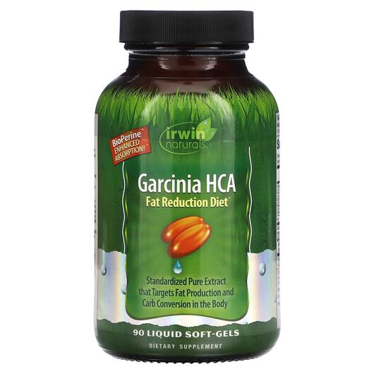 Основне фото товара Irwin Naturals, Garcinia HCA, Гарцинія камбоджійська, 90 капсул