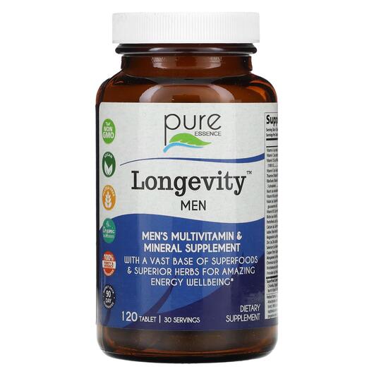 Основне фото товара Longevity Men, Мультивітаміни для чоловіків, 120 таблеток