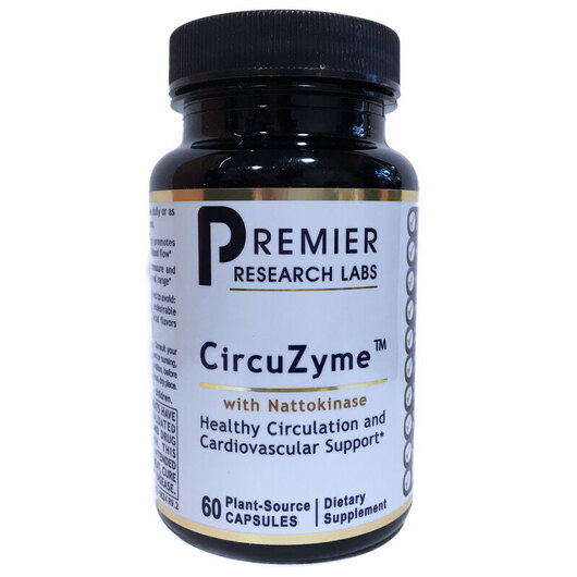 Основне фото товара Premier Research Labs, CircuZyme, Ферменти, 60 капсул