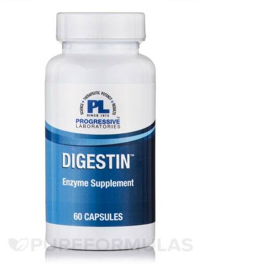 Основне фото товара Progressive Labs, Digestin, Ферменти, 60 капсул