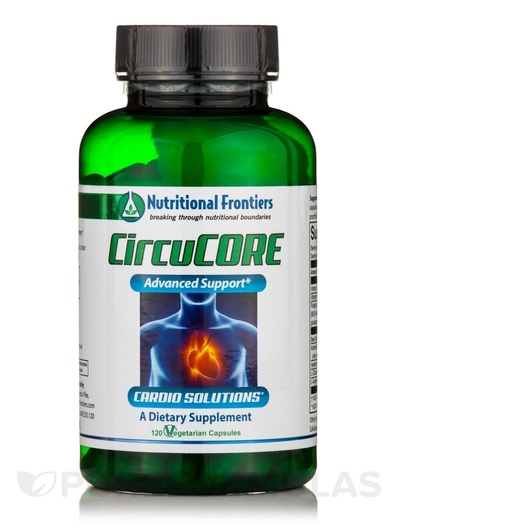 Основне фото товара Nutritional Frontiers, CircuCORE, Кардіо комплекс, 120 капсул