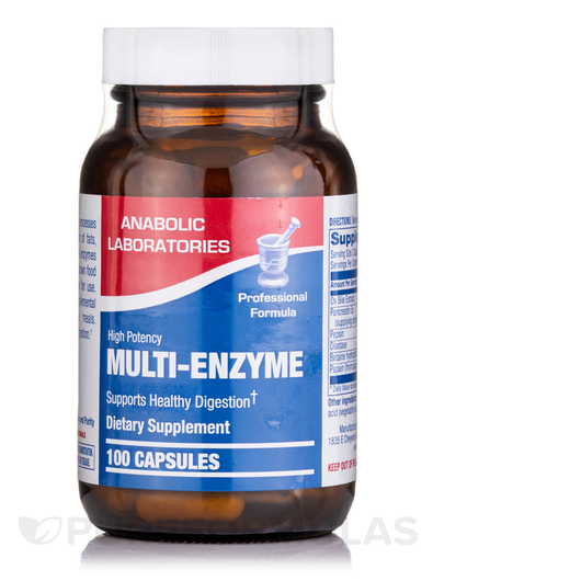 Основне фото товара Anabolic Laboratories, Multi-Enzyme, Ферменти, 100 капсул