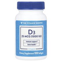 Vitamin D3 25 mcg 1000 IU Витамин D3 Холекальциферол