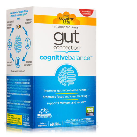 Основне фото товара Gut Connection Cognitive Balance, Підтримка кишківника, 60 капсул