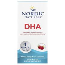 DHA Strawberry 500 mg ДГК Nordic Naturals 180 капсул