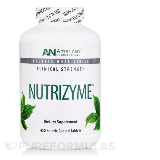 Основне фото товара American Nutriceuticals, Nutrizyme, Ферменти, 450 таблеток