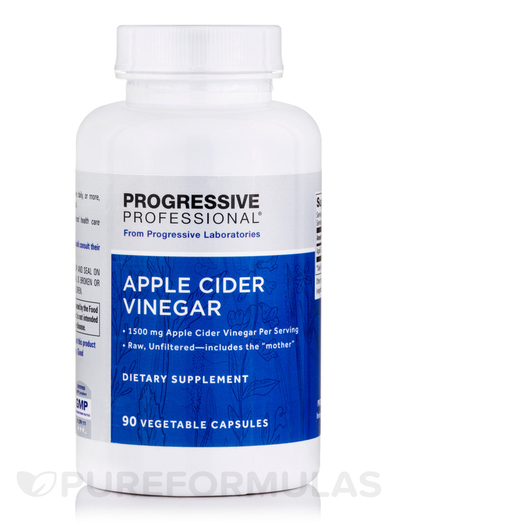 Основне фото товара Progressive Labs, Apple Cider Vinegar, Яблучний оцет, 90 капсул