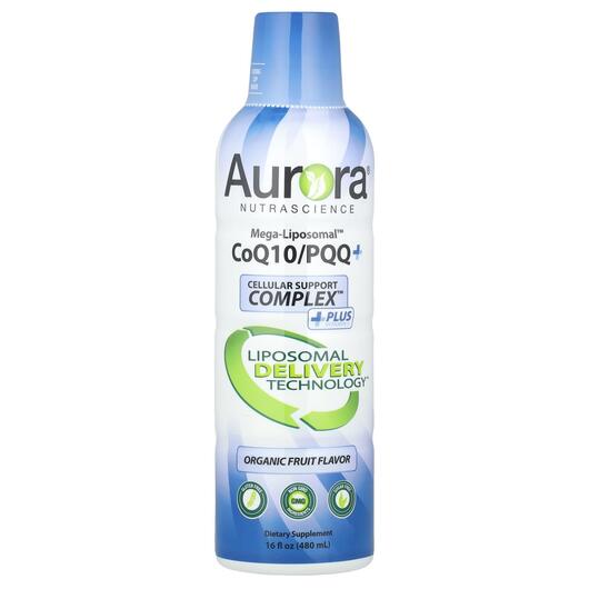 Основне фото товара Aurora Nutrascience, Liposomal CoQ10 PQQ, Коензим Q10, 480 мл