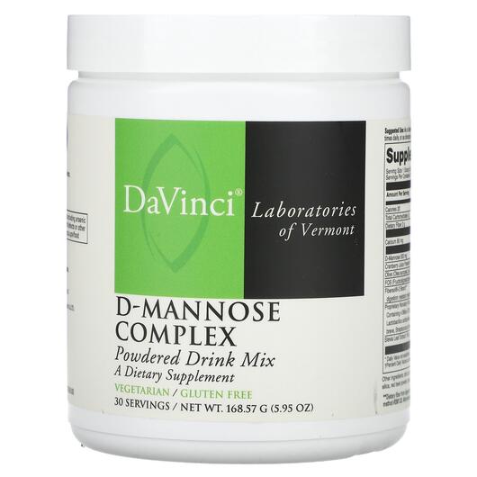 Основне фото товара D-Mannose Complex Powdered Drink Mix, Д-манноза, 168.57 г