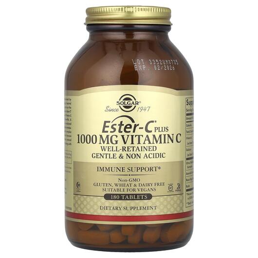 Основне фото товара Ester-C Plus Vitamin C 1000 mg, Естер С 1000 мг, 180 таблеток