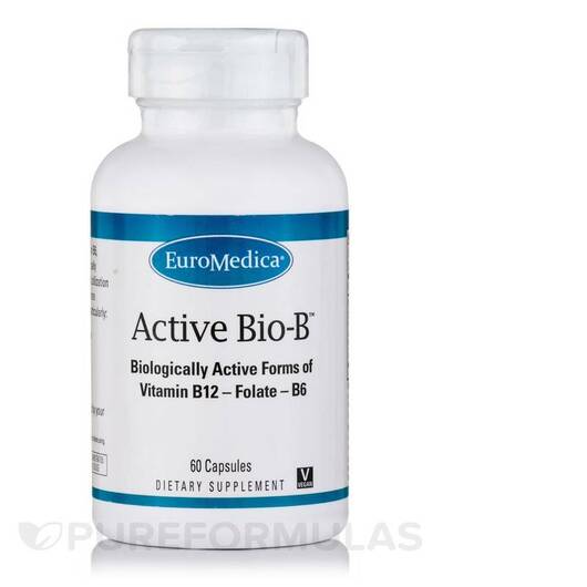 Основне фото товара EuroMedica, Active Bio-B, B-комплекс, 60 капсул
