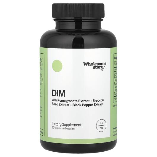 Основне фото товара Wholesome Story, DIM 150 mg, Дііндолілметан, 60 капсул