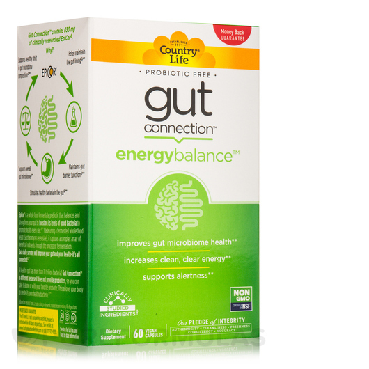 Основне фото товара Gut Connection Energy Balance, Підтримка кишківника, 60 капсул