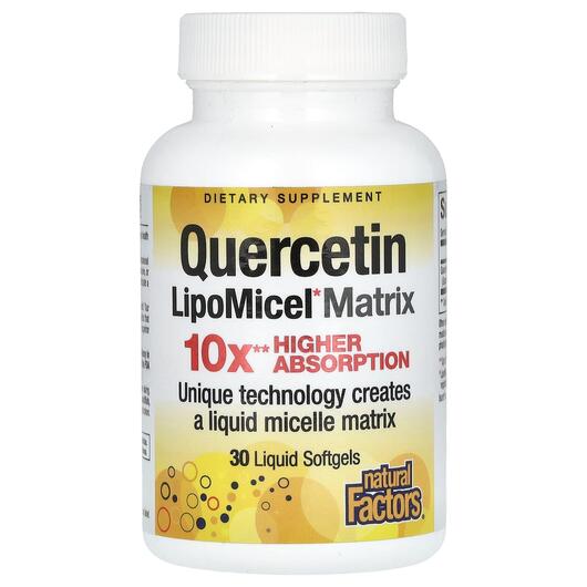 Основне фото товара Quercetin LipoMicel, Ліпосомальний Кверцетин, 30 капсул