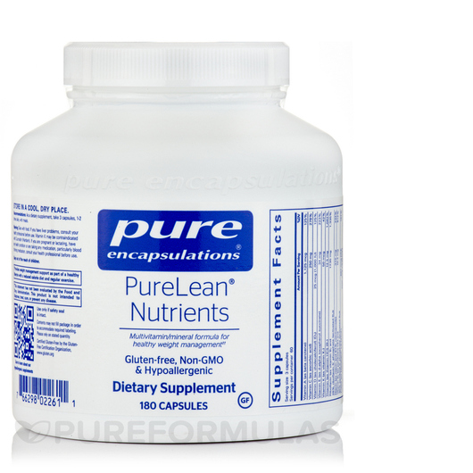 Основне фото товара PureLean Nutrients, Жироспалювачі, 180 капсул