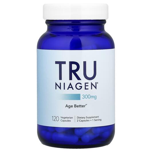 Основне фото товара Tru Niagen, Tru Niagen 150 mg, Нікотинамід рибозид, 120 капсул