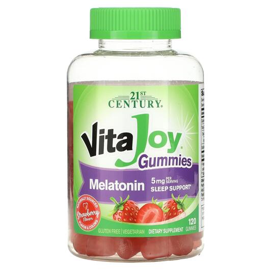 Основне фото товара VitaJoy Melatonin Gummies 2.5 mg, Мелатонін 2.5 мг, 120 капсул