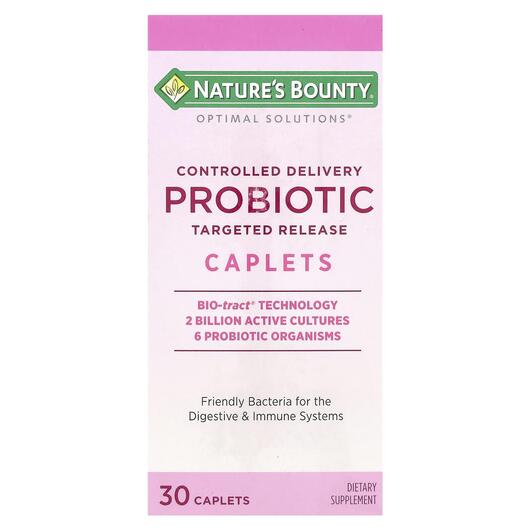 Основне фото товара Controlled Delivery Probiotic, Пробіотики для жінок, 30 капсул