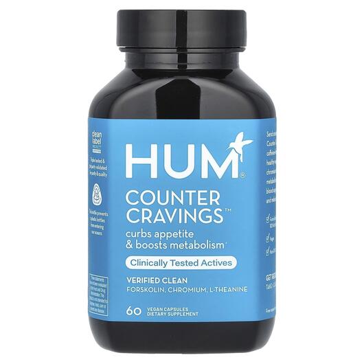 Основне фото товара HUM Nutrition, Counter Cravings, Жироспалювачі, 60 капсул