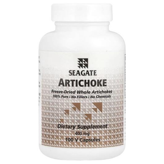 Основне фото товара Seagate, Artichoke 400 mg, Екстракт Артишока, 100 капсул