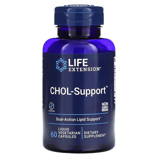Основне фото товара Life Extension, CHOL-Support, Підтримка холестерину, 60 капсул