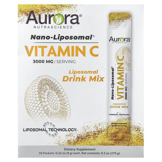 Основне фото товара Nano-Liposomal Vitamin C 3000 mg, Вітамін C Ліпосомальний, 30 шт
