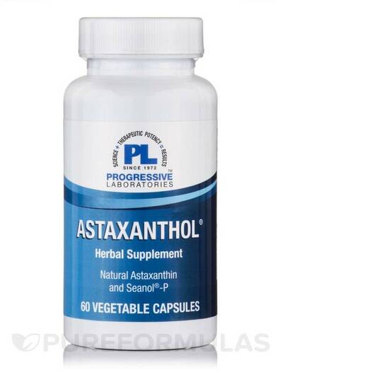 Основне фото товара Progressive Labs, Astaxanthol, Астаксантин, 60 капсул
