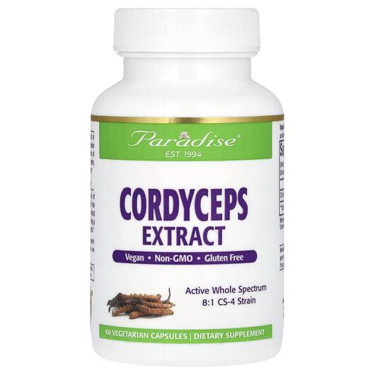 Основне фото товара Tibetan CS-4 Cordyceps, Гриби Кордицепс, 60 капсул
