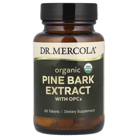 Основне фото товара Organic Pine Bark Extract with OPCs, Пікногенол, 60 таблеток